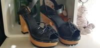 RALPH Lauren Sandalen 38 Leder Holz Nieten Saarbrücken-Mitte - St Johann Vorschau