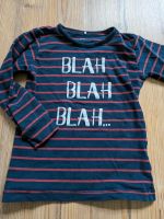 VGLongsleeve Name It weich blah blah 104 blau rot Streifen Shirt Hessen - Gießen Vorschau