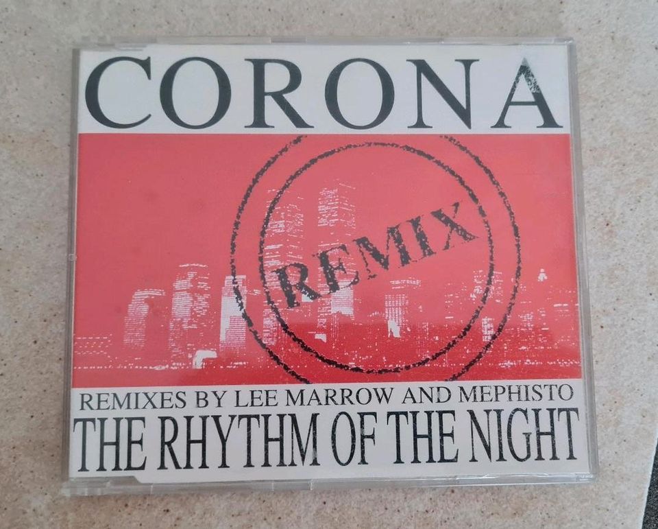 CD Corona, The Rhythm of the Night. REMIX in Mühlhausen-Ehingen