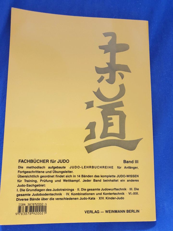 Judo Bodentechnik Weinmann Buch neuw. in Aschaffenburg