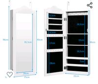 Schmuckschrank weiß zum aufhängen Rheinland-Pfalz - Gerolstein Vorschau