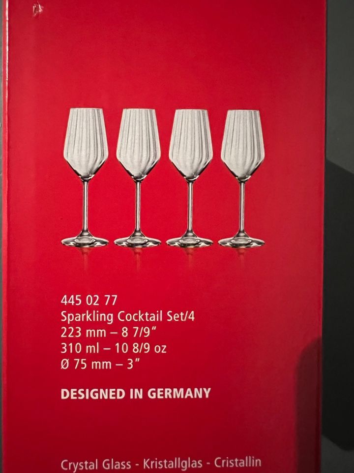 Spiegelau Sparkling Cocktail Set 4 x Gläser Neu in Krefeld