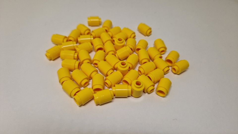 50 x Lego 1x1 Basic Brick rund NEU gelb 3062b Pflanze Mais yellow in Hennef (Sieg)