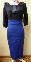 Collectif Clothing 50s Pencil Skirt in Blue Gr. L Rockabilly Dresden - Briesnitz Vorschau