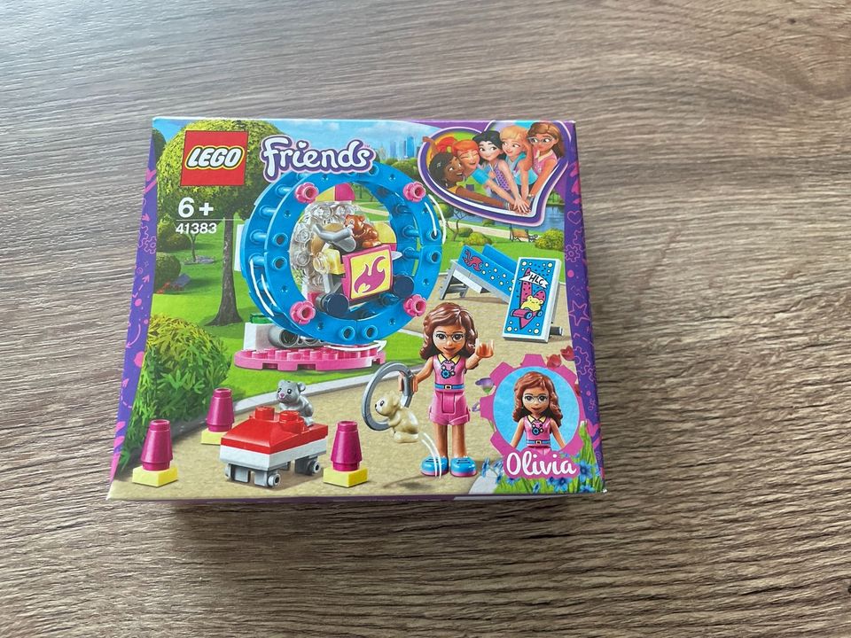 Neues Lego Friends Set 41383 Olivias Hamster-Spielplatz in Brombachtal