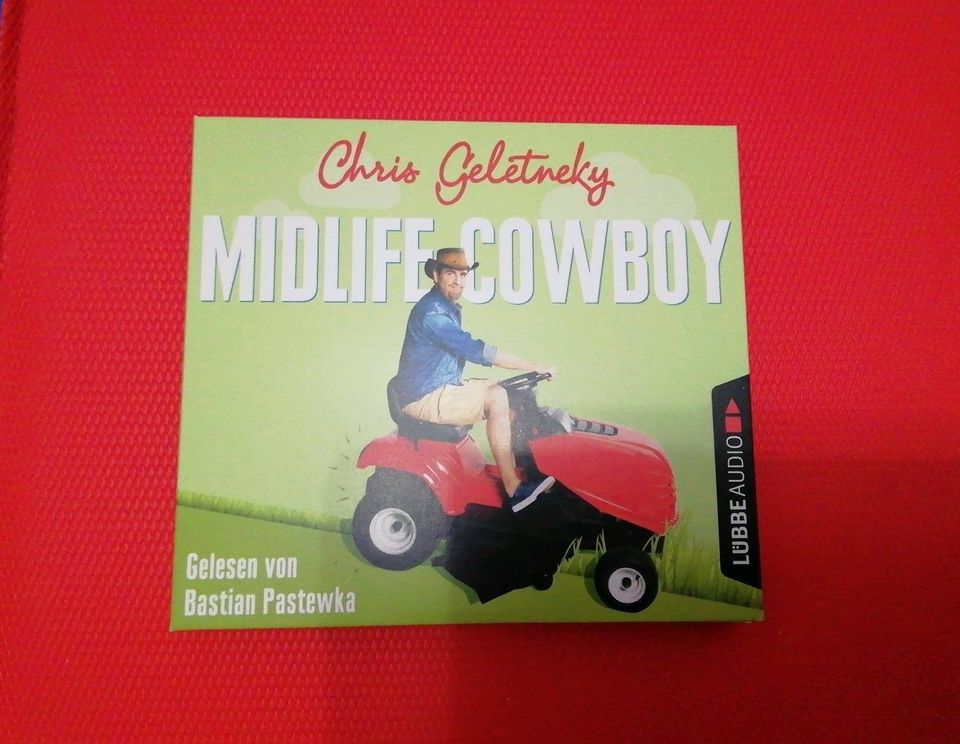 Midlife cowboy, Chris geletneky, CDs, Lübbe Audio,Lesung pastewka in Soest