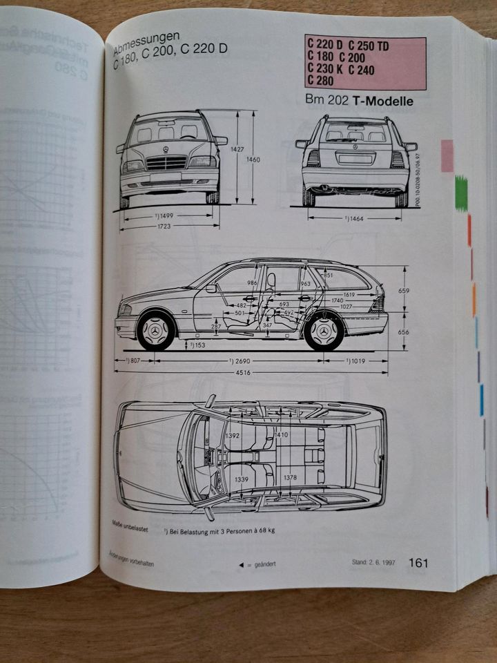 PKW Verkaufstaschenbuch Mercedes-Benz  Ausgabe 1/1997 in Merzig