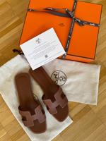 Hermès Oran Sandalen – Gold (Braun) – Größe 38 – Top Zustand! Bayern - Fürth Vorschau