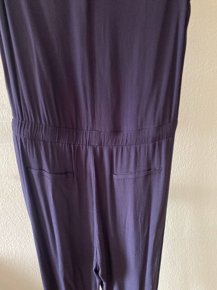 AAIKO Jumpsuit ärmellos (S/M, dunkelblau mit Pailletten) in Darmstadt