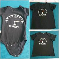 *Set Baby Momy Daddy Body unt T-Shirts Hessen - Weiterstadt Vorschau