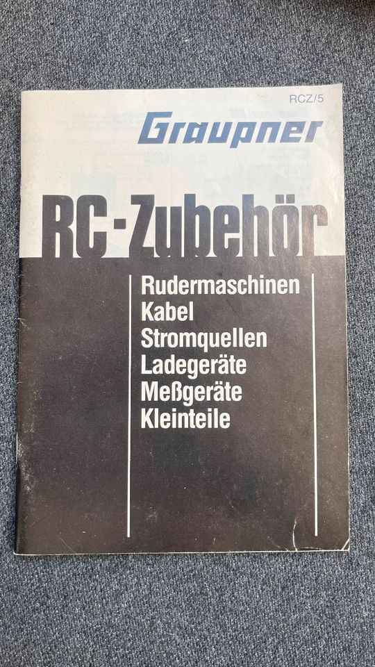 Graupner Beschreibungen, RCP11, FMsss, RCZ/5 in Laufen