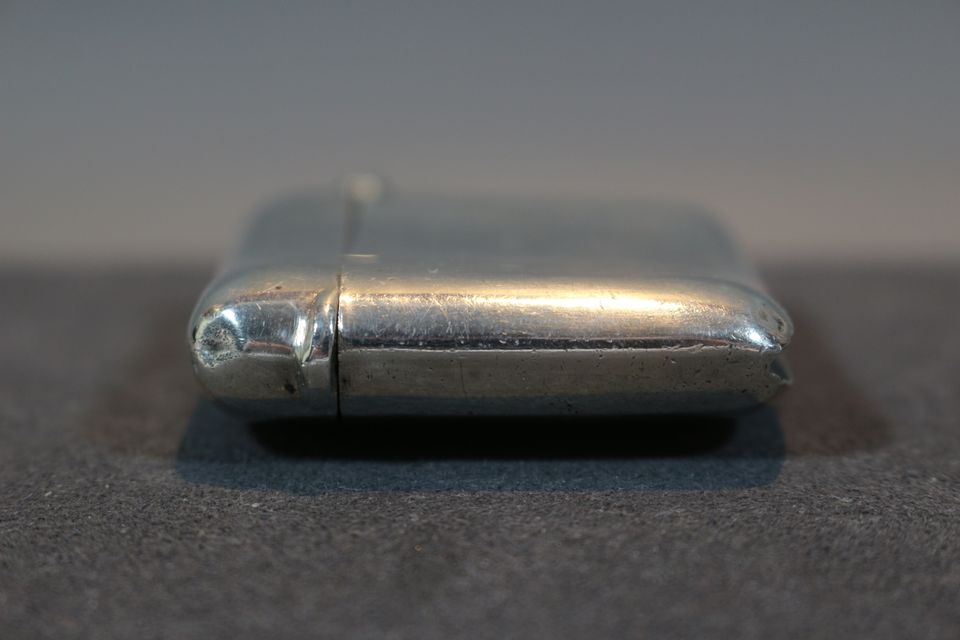 Antike Streichholz - Dose / Etui aus 925er Silber Birmingham 1918 in Düsseldorf