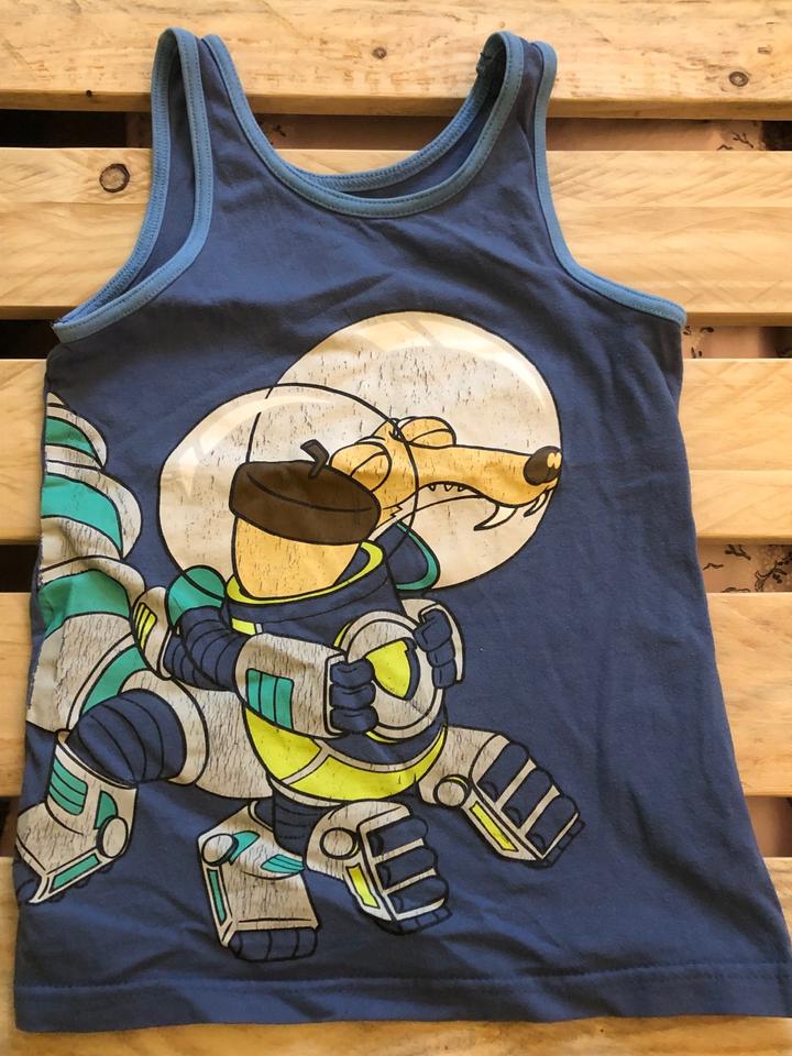 Kinder Tanktop Achselshirt Ice Age Scrat Astronaut 122/128 in Berlin