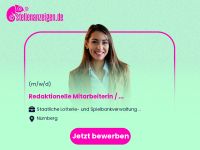 Redaktionelle Mitarbeiterin / Nürnberg (Mittelfr) - Südstadt Vorschau