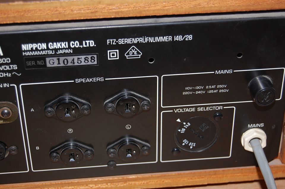 Vintage High End Voll Verstärker Yamaha CR-600 Receiver 70s in Wiesbaden