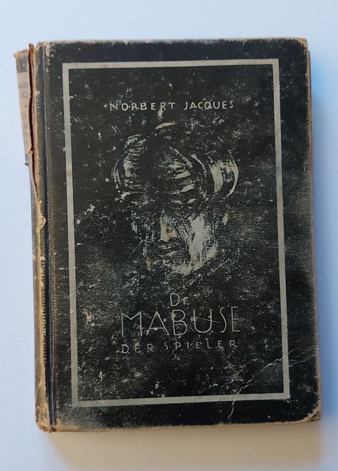 Dr. Mabuse der Spieler - Antikes Buch 1920 in Waghäusel