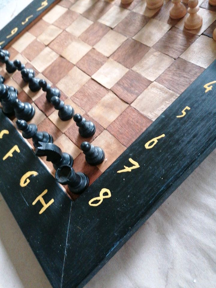 Schachspiel mit Holzbrett gebraucht Schach in Nottensdorf
