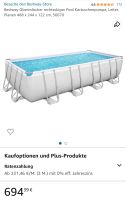 Bestway Aufstellpool Pool 488x244x122 cm mit viel Zubehör Niedersachsen - Bispingen Vorschau