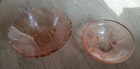 Zwei Glasschalen / Schalen Glas Rot Hessen - Eschwege Vorschau