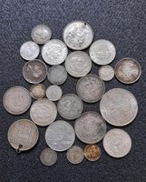 141 Gramm Silbermünzen International, Libanon, Belgien, Spanien, Bayern - Regensburg Vorschau