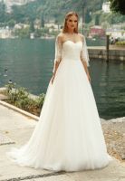 Brautkleid Gr. 40 Ivory Schleppe SALE Hochzeit Standesamt Baden-Württemberg - Meckenbeuren Vorschau