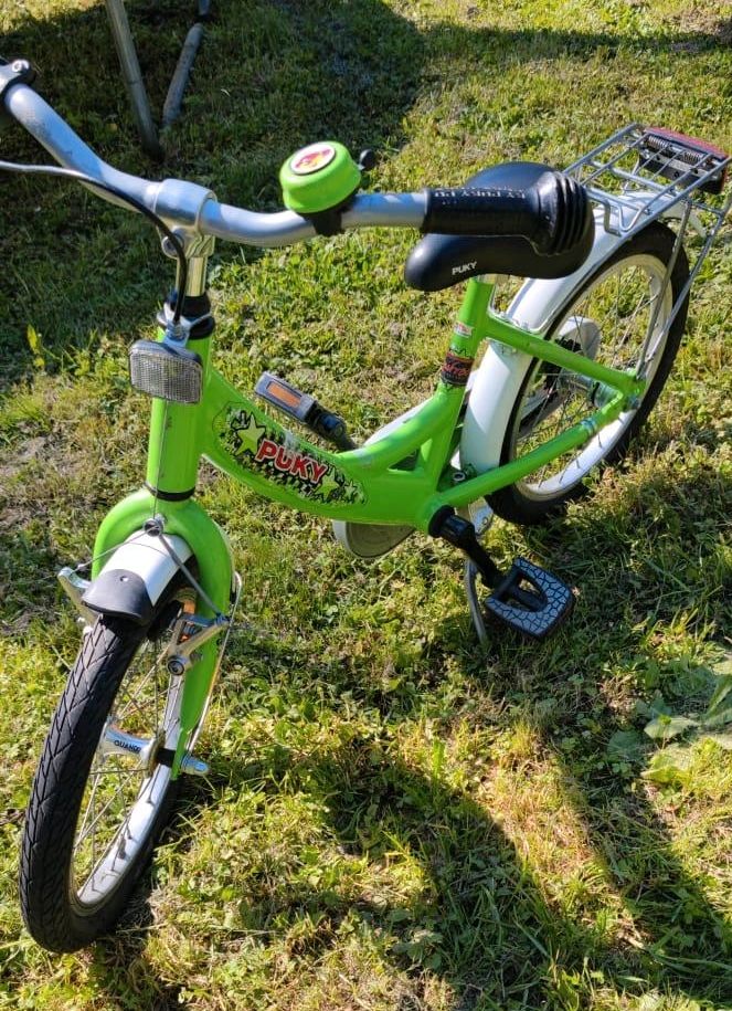 Puky 16 zoll grün alu Kinderfahrrad in Meckesheim