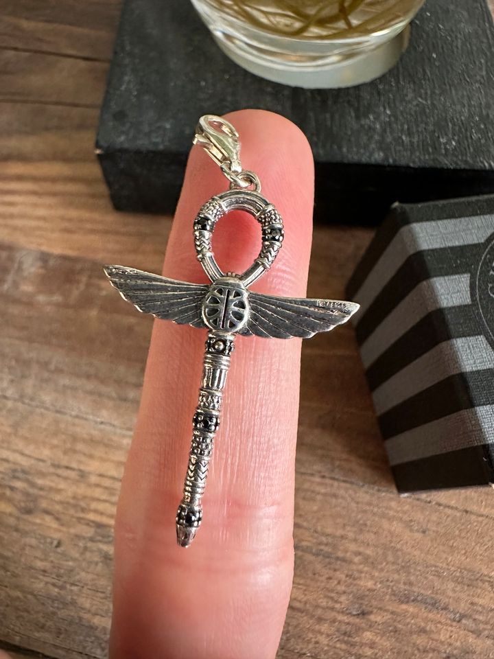 NEU Thomas Sabo Ägyptisches Lebenskreuz Charm Anhänger Silber Egy in Berlin