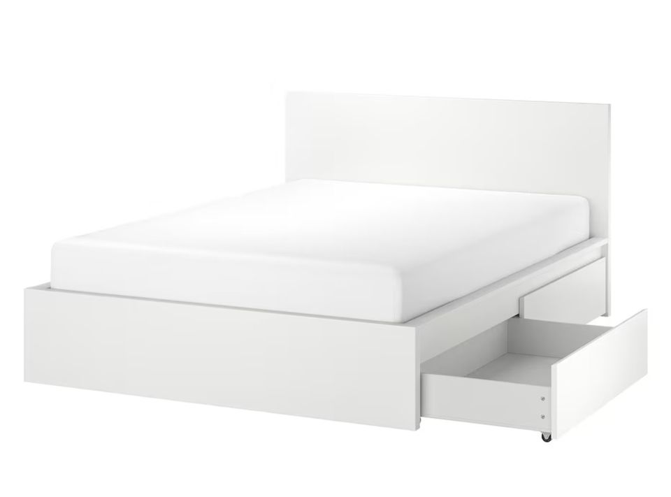 IKEA Malm Bett 180/200 weiß in München