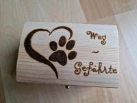 Holz-Box Kiste Pfote Hundepfote Herz Geschenk Truhe Kästchen Bayern - Karlstein Vorschau