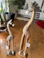 Giraffen bunt handgemalt aus Bali Baden-Württemberg - Hettingen Vorschau