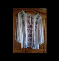 Bluse trachtenbluse Shirt blusenshirt tunika 44 46 XXL kordeln Sachsen - Mülsen Vorschau