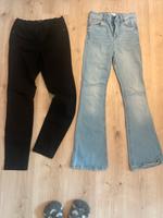 Zwei Hosen Jeans Schlaghose Tchibo und Zara S und XS Brandenburg - Biesenthal Vorschau