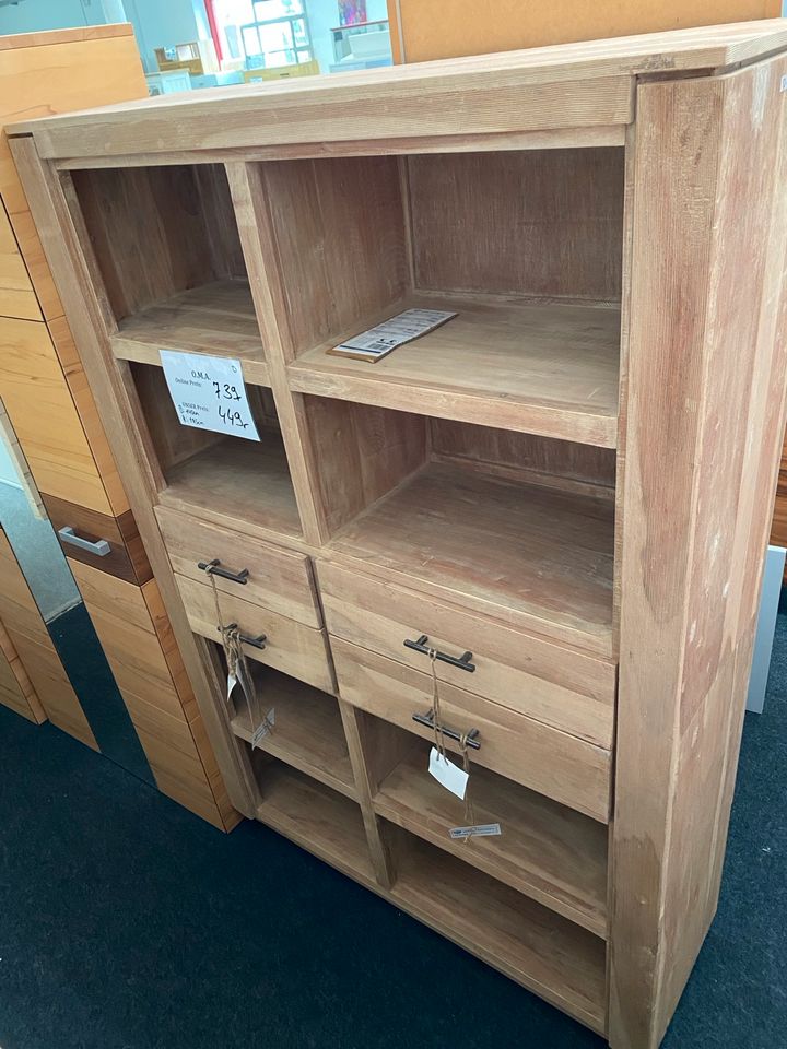 Vitrine Highboard Kommode Schrank Massivholz Wolf Möbel UVP 739€ in Alsfeld