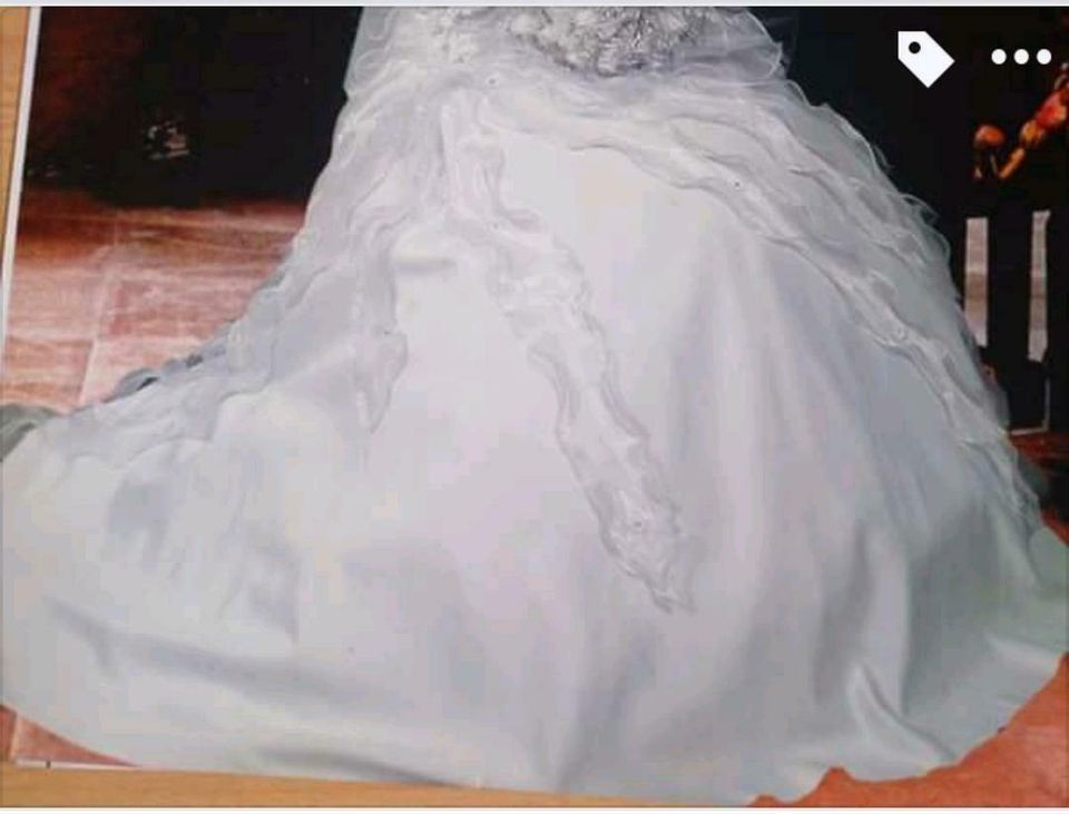 Hochzeitskleid Brautkleid Gr. 36/38 nicht gereinigt 2-teilig in Quickborn