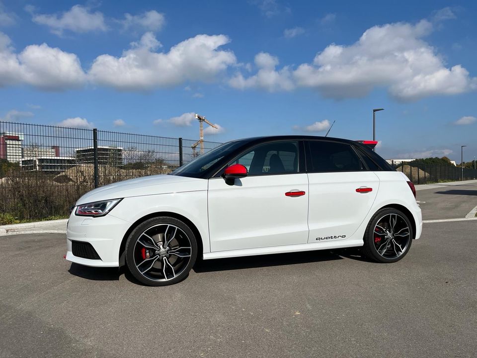 Audi S1 Quattro Sportback (224)kW (305) PS Polarweiß Perlefekt in Stadtbergen