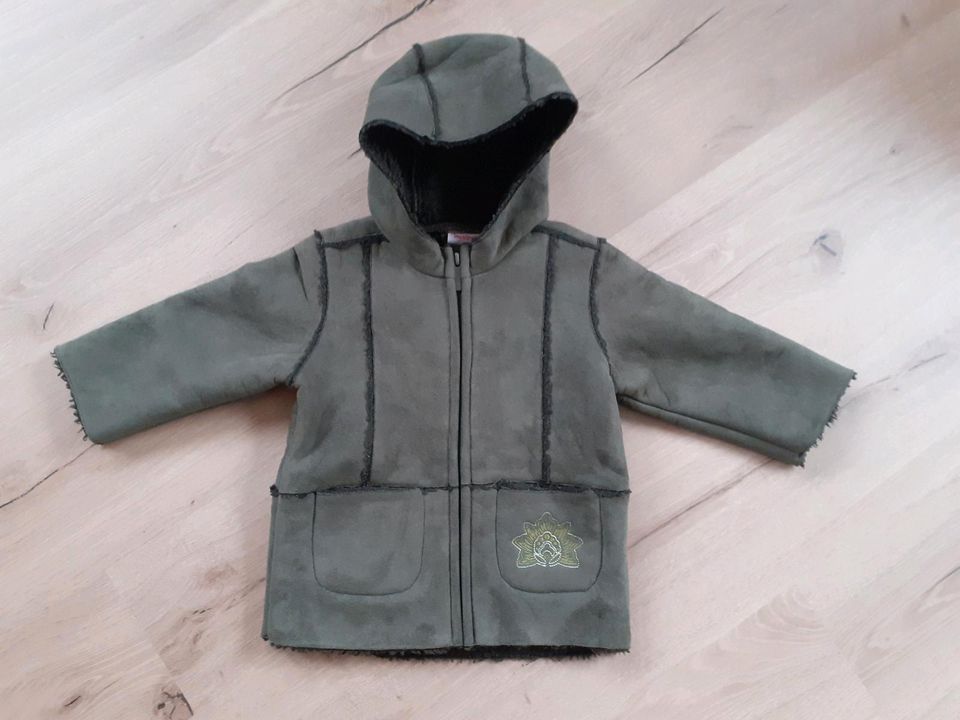 Mädchen Jacke mit Teddy Plüsch gefüttert - Gr.92 in Lindenberg im Allgäu