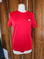 Adidas T-Shirt in rot, Größe S mit weiße Streifen Hessen - Oberursel (Taunus) Vorschau