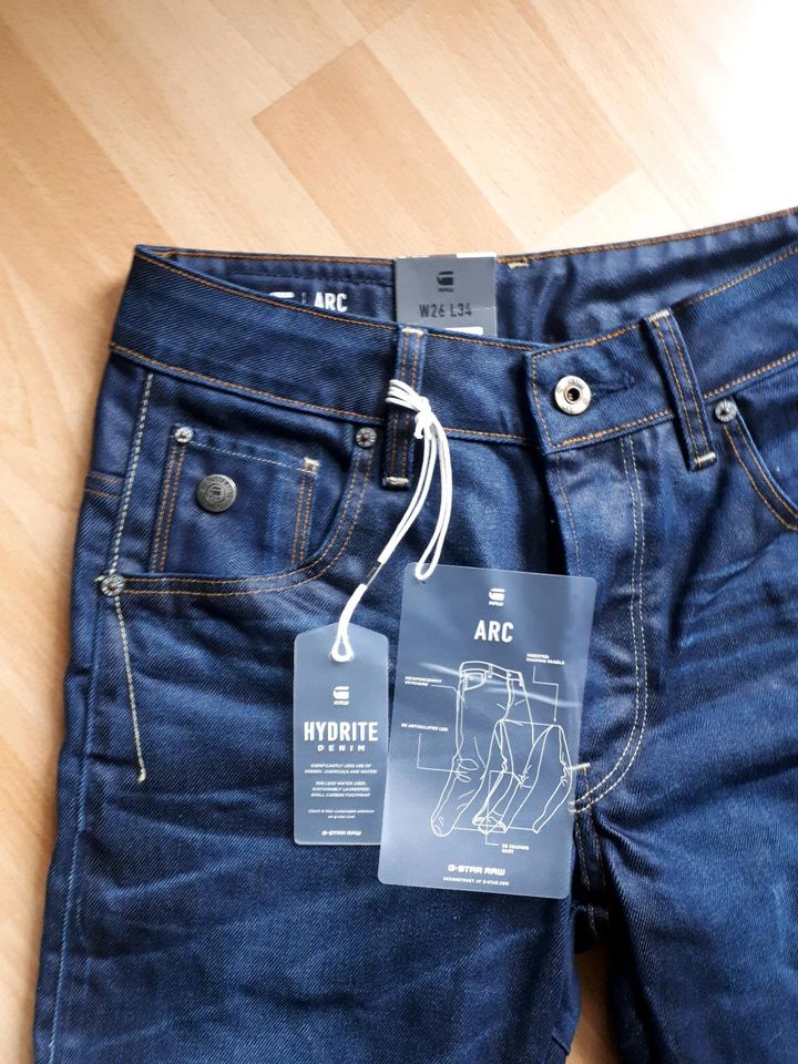 G-Star Raw ARC 3D SLIM Herren Jeans Hose Größe W26/L34 in Monheim am Rhein