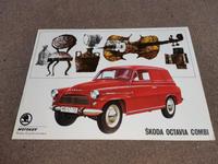 Prospekt Skoda Octavia Combi Kombi PKW Werbung DDR Messe Motokov Sachsen - Dippoldiswalde Vorschau