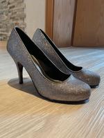 Tamaris Pumps Silber Glitzer Gr. 37 Bayern - Künzing Vorschau