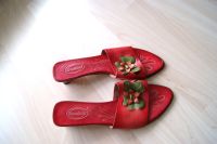 Sandaletten Leder rot, Mules ,Gr 38  Flip Flop  Holz, gr 40 Berlin - Köpenick Vorschau