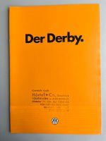 VW Derby Typ 86 Autoprospekt Originalwerbung Niedersachsen - Osnabrück Vorschau