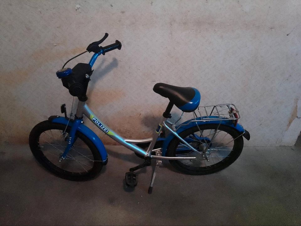 Polizeifahrrad Kinder 18 Zoll in Parchim