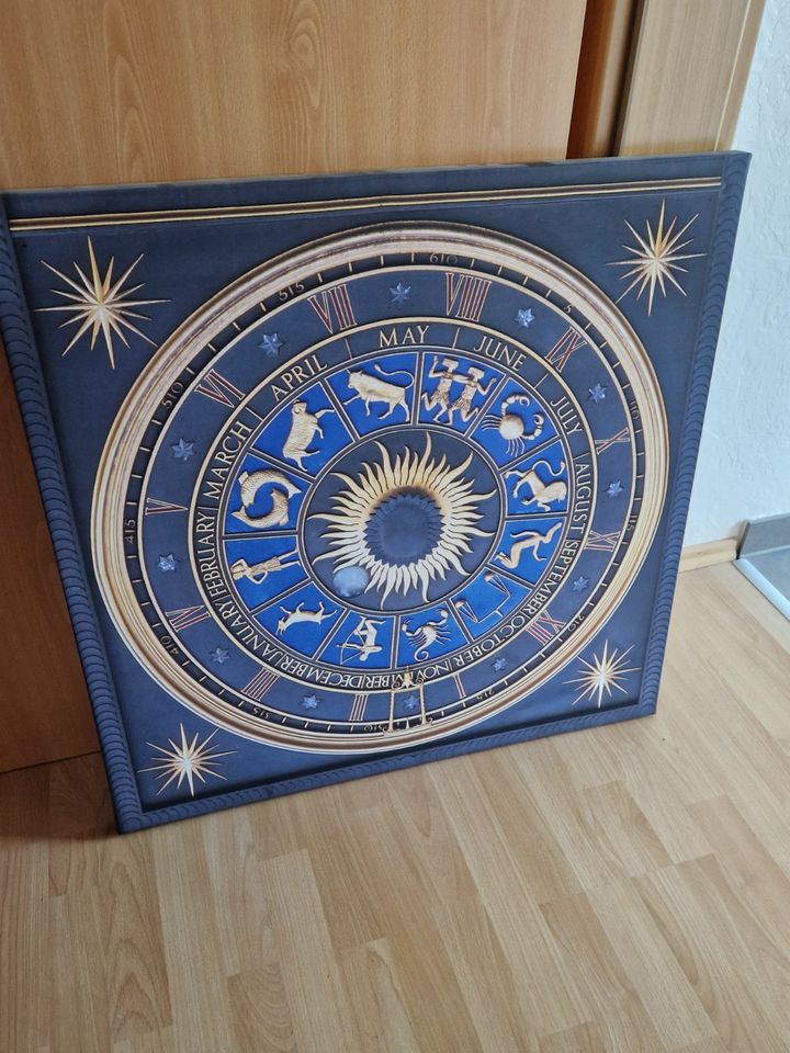 Wandbild Bild Astrologie Sternkreis Tierkreiszeichen (80cm) in Dillingen (Saar)