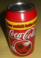 Coca-Cola Mini-Fußball, Go for it!, Dose mit Spiel, Sammler, rar Bayern - Günzburg Vorschau