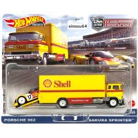 Hot Wheels 2022 - Team Transport - Sakura Sprinter & Porsche 962 Sachsen - Bahretal Vorschau