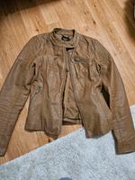 Kunstlederjacke Only Braun Größe 34 Hessen - Bad Vilbel Vorschau