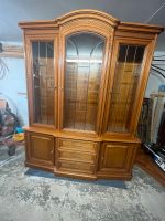 Schrank Vitrine vintage retro Buffetschrank Vitrinenschrank Bayern - Mindelheim Vorschau