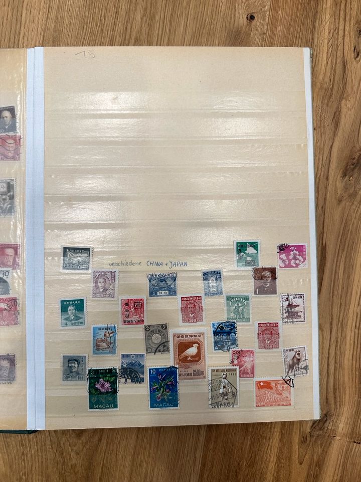 Briefmarkensammlung aus den 50er/60er - alte Marken in Landshut