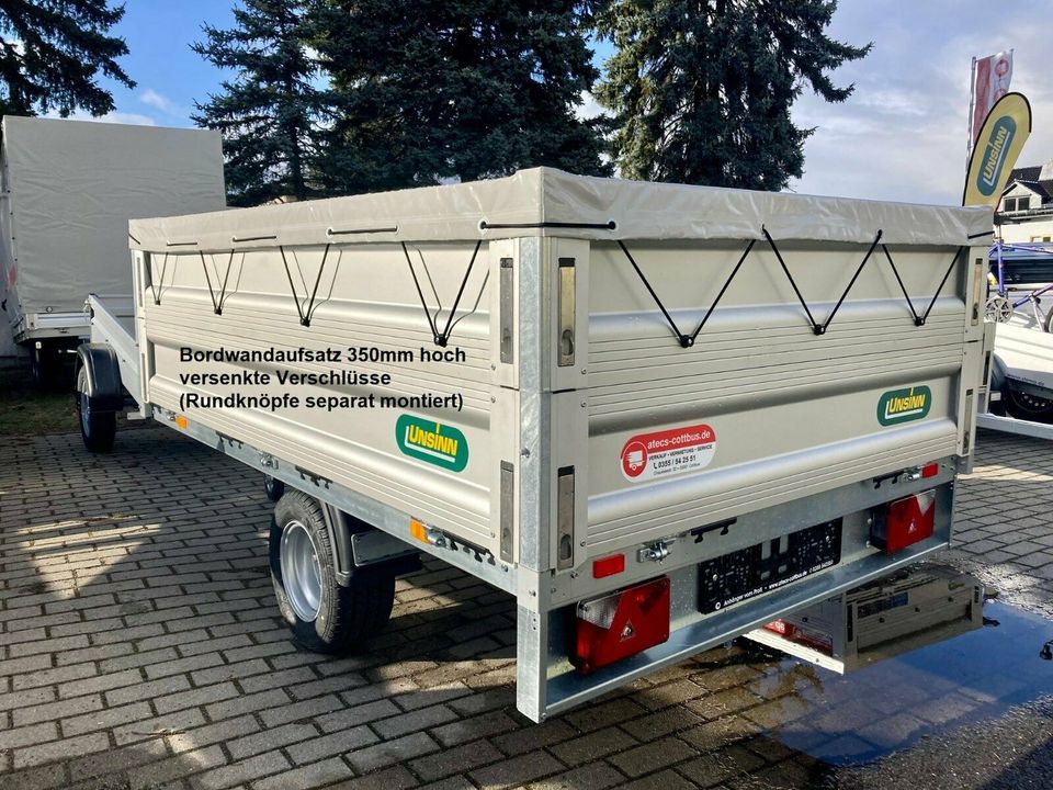 Pkw Anhänger UNSINN U22 | 2,76x1,50m | 2000kg | Profi-Hochlader in Cottbus